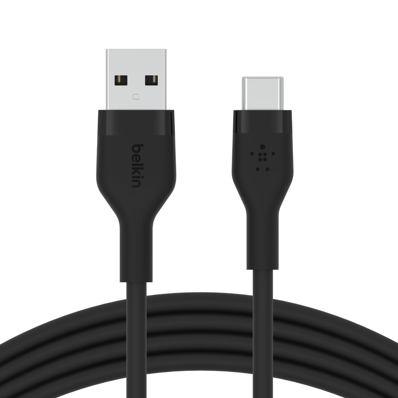 Belkin BoostCharge Flex USB-A auf USB-C Kabel (1m, Schwarz) Belkin BoostCharge Flex USB-A auf USB-C Kabel (1m, Schwarz)
